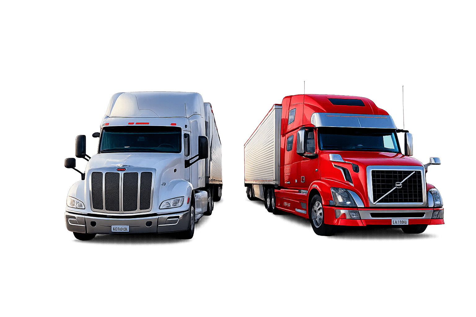 Company trucks